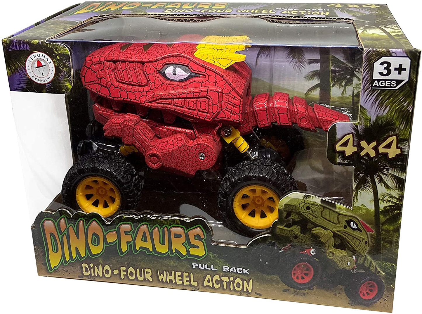 Pull Back Dino Truck