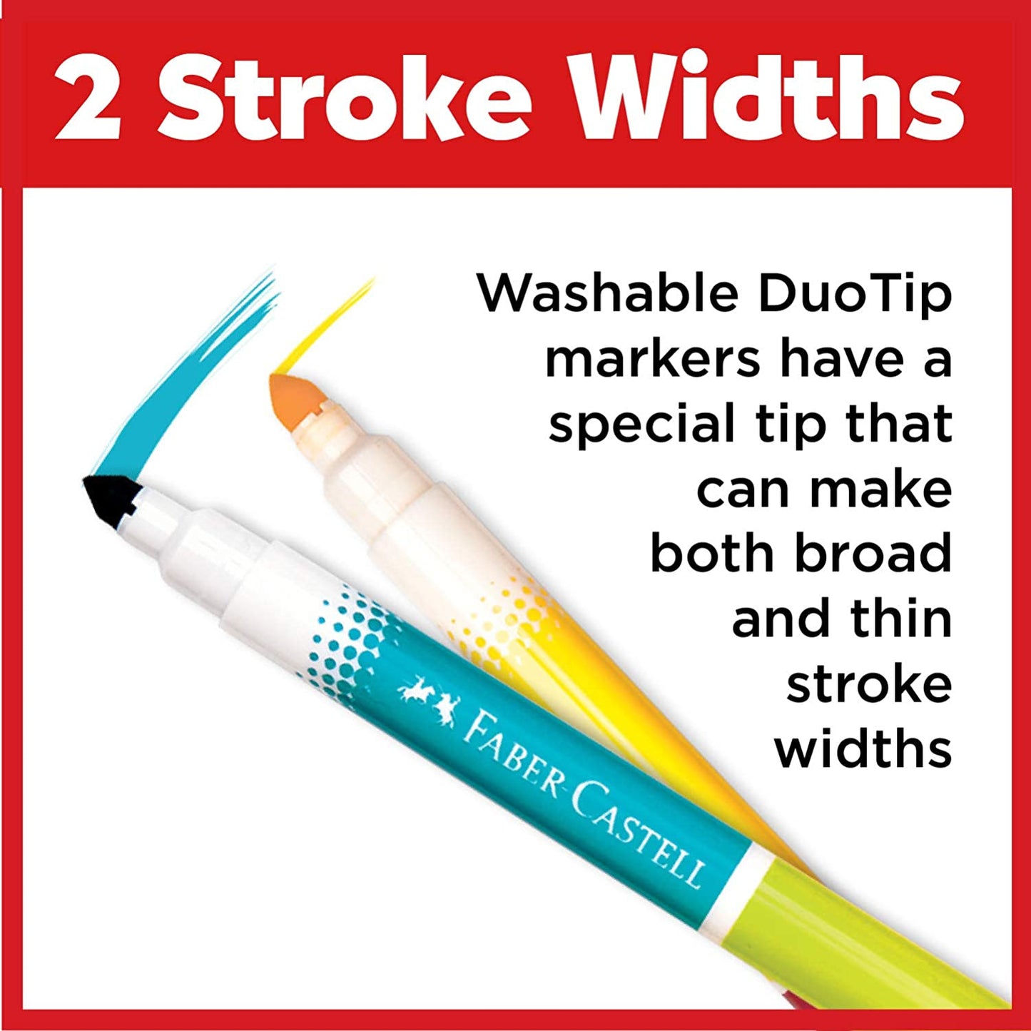 12ct Duo Tip Washable