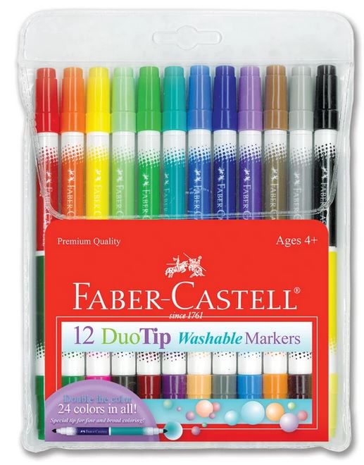 12ct Duo Tip Washable