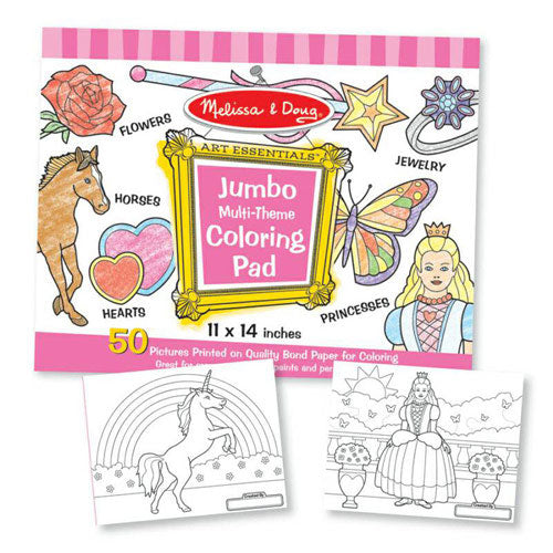 Jumbo Coloring Pad Pink