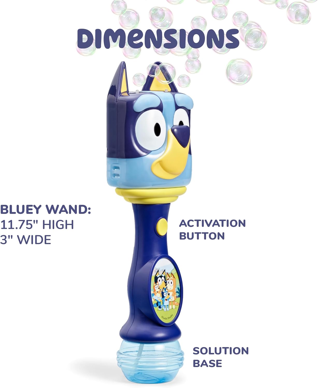Bluey Bubble Wand