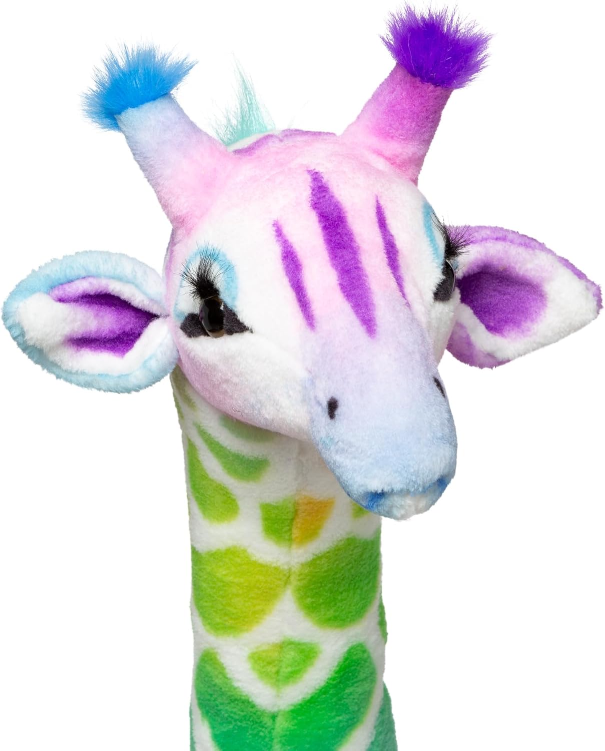 Rainbow Plush Giraffe