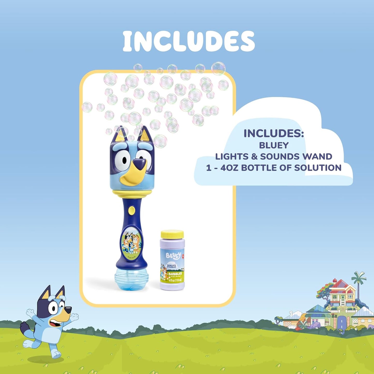 Bluey Bubble Wand