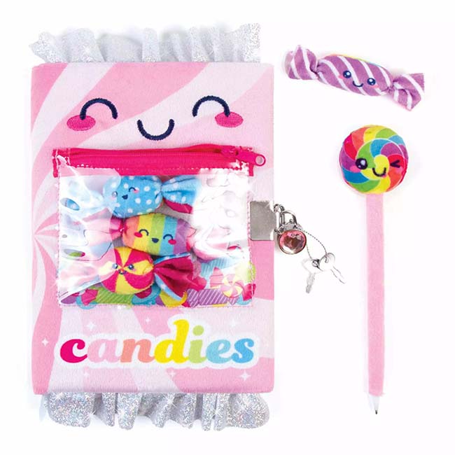 Candy Plush Locking Journ