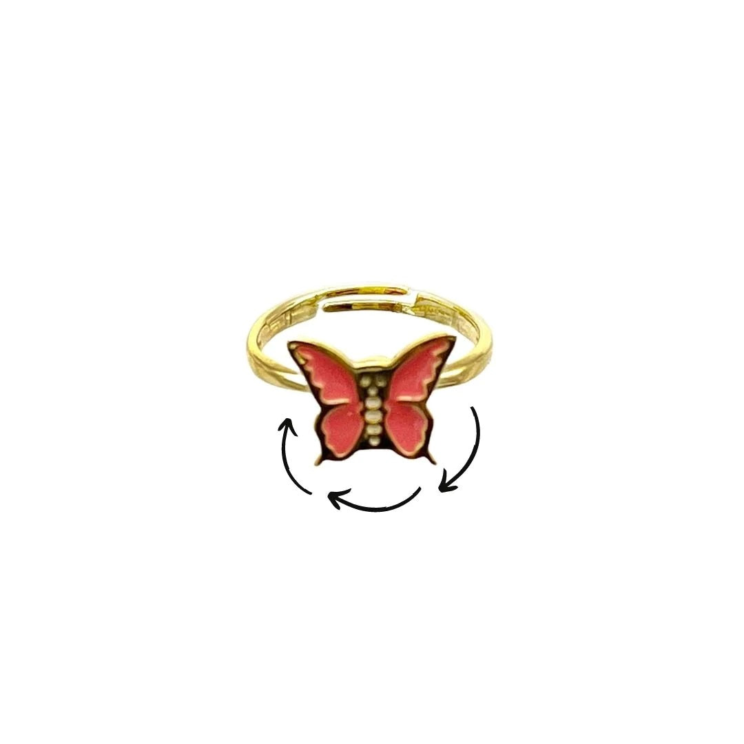 *butterfly Spinner Ring