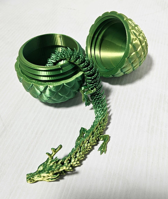 3d Printed Dragon and Egg