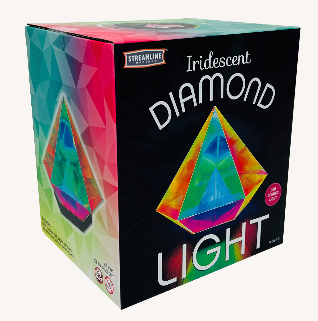 Iridescent Diamond Light