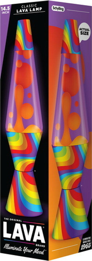 Lava Lamp 14.5 Flowing