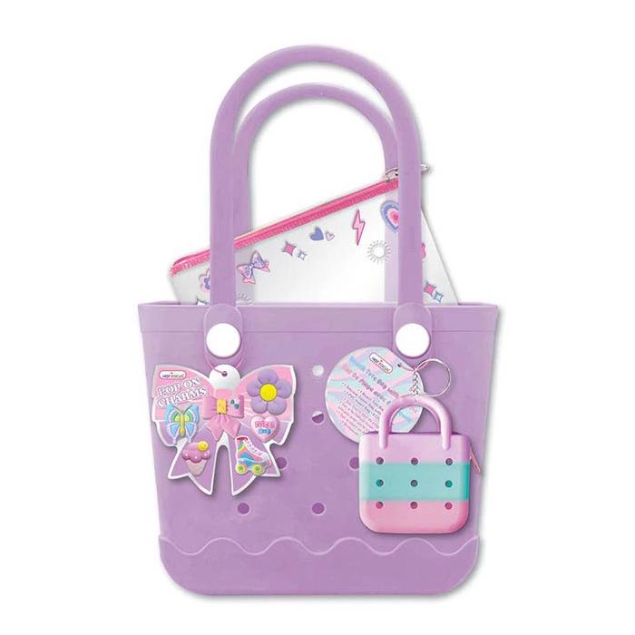 Beach Tote Bag with Charm