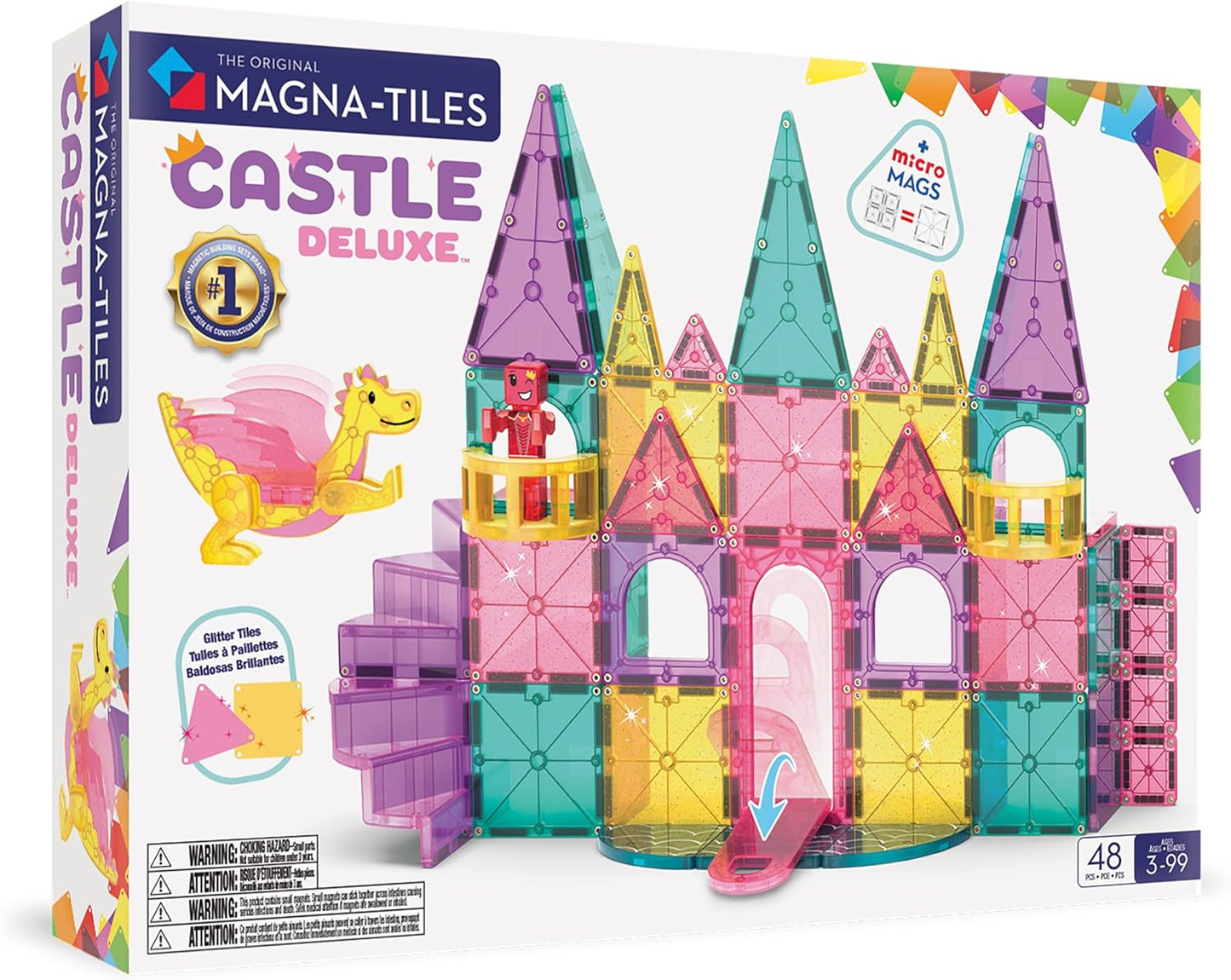 MagnaTiles Castle Deluxe 48 Piece