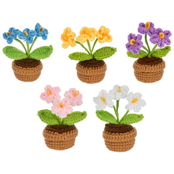 Knit Mini Flower Pot