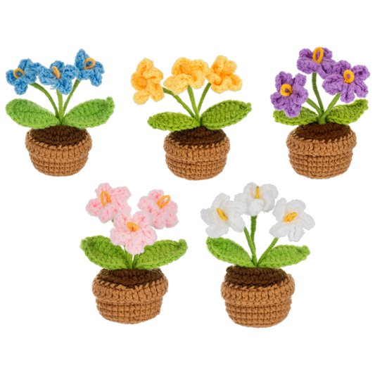 Knit Mini Flower Pot