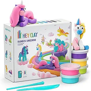 Rainbow Unicorn Hey Clay