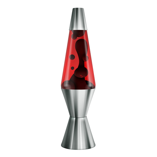 Lava Lamp Chrome Black/Red