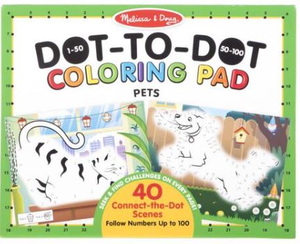 Dot to Dot Coloring Pad