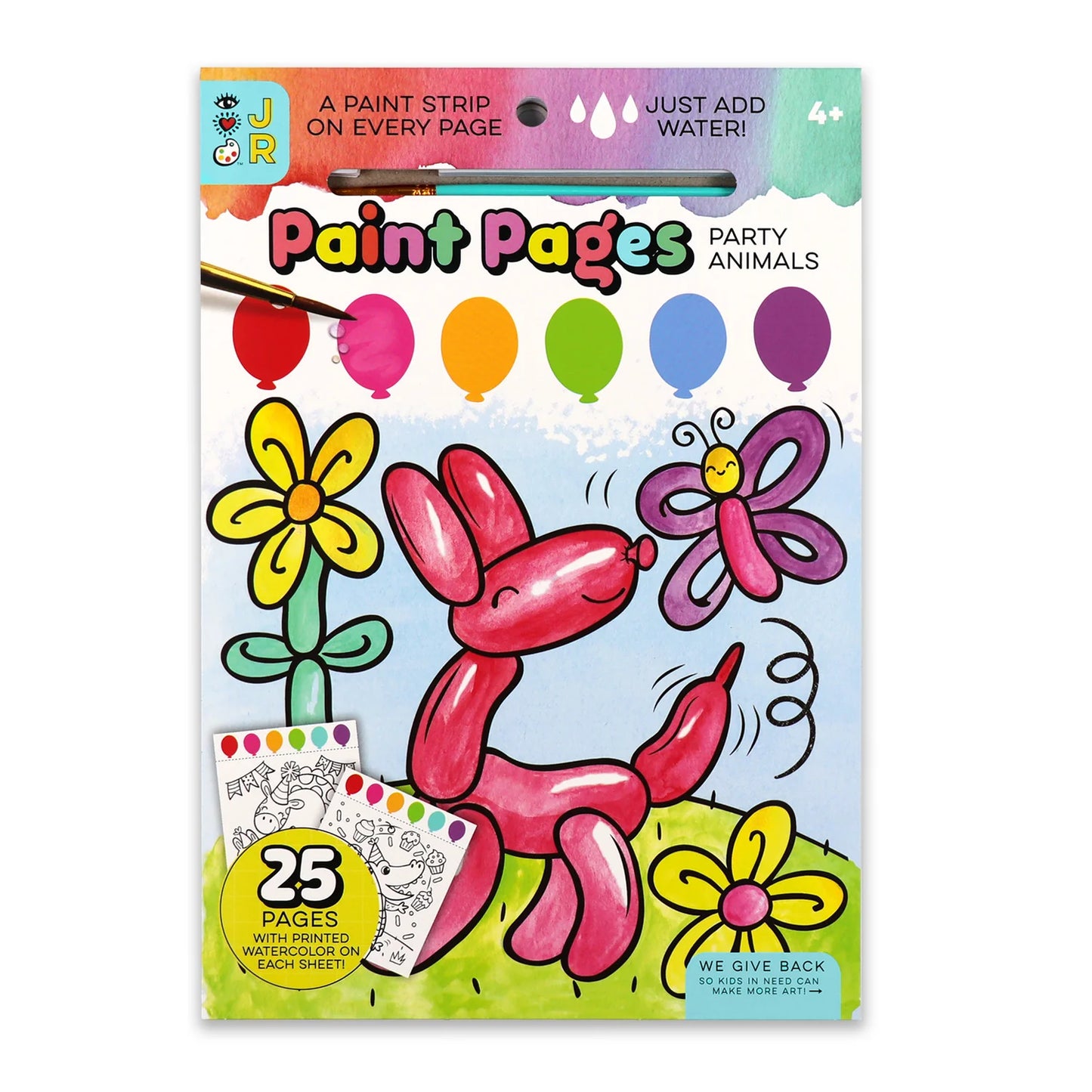 Paint Page Party Animals