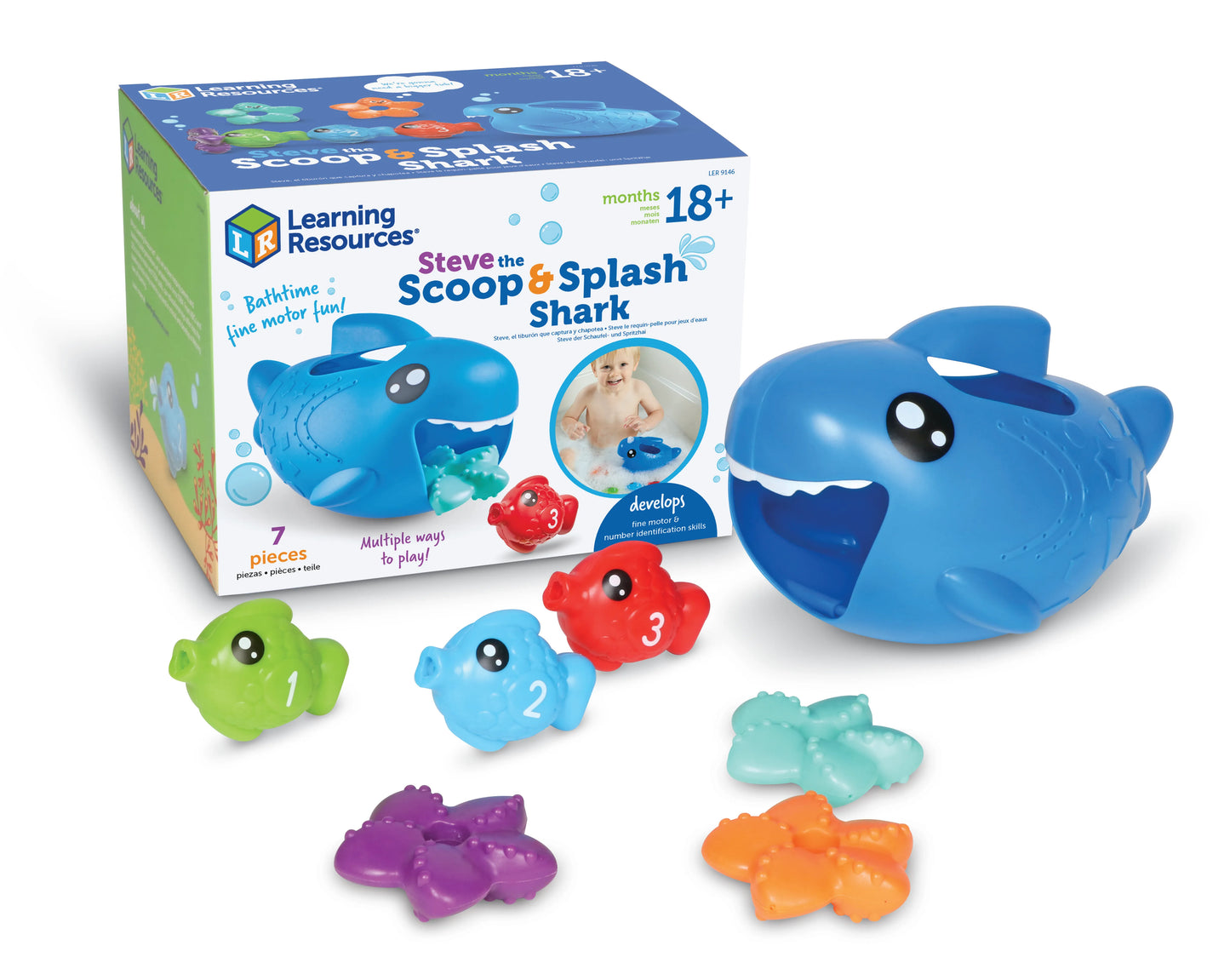 Steve the Scoop and Splash Shark