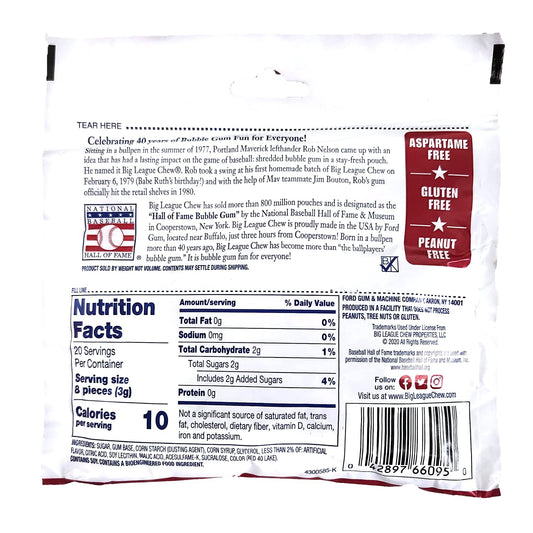 Big League Chew Strawbery