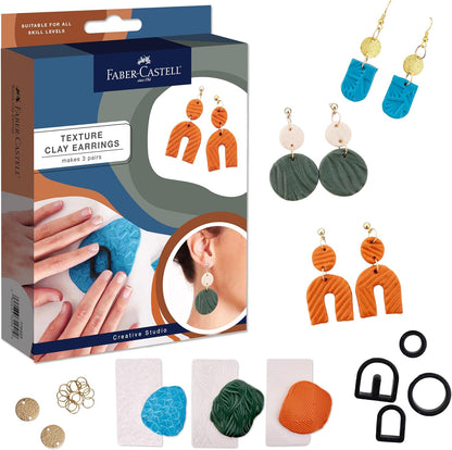 *texture Clay Earrings