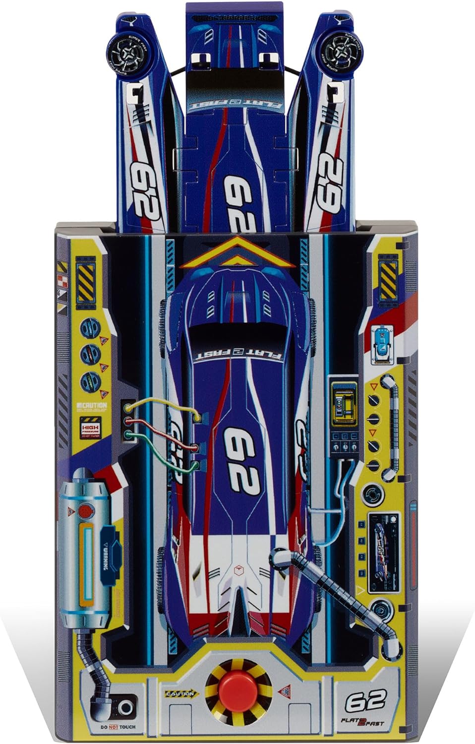 Blue Flat 2 Fast Car