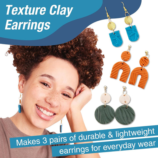 *texture Clay Earrings