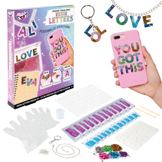 *resin Letter Charm Set