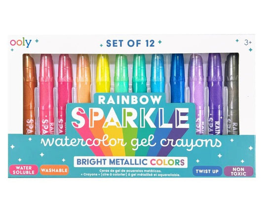Rainbow Sparkle Crayons