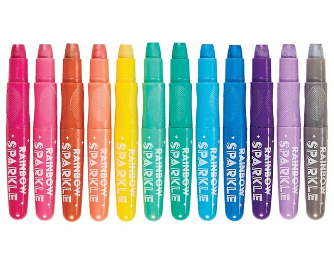 Rainbow Sparkle Crayons