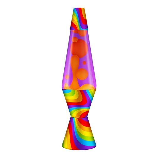 Lava Lamp 14.5 Flowing
