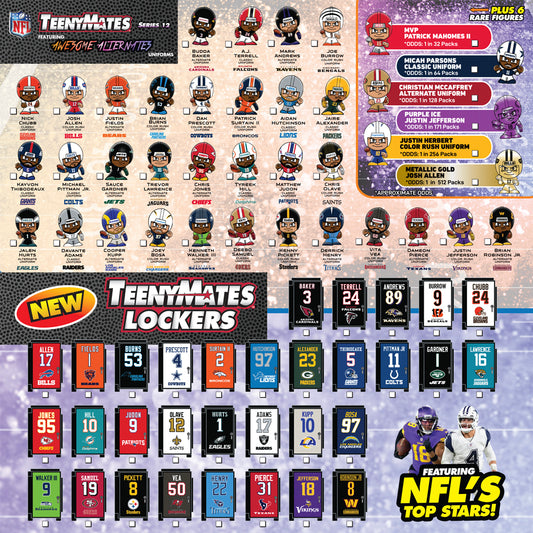 *nfl Teenymates Locker Se