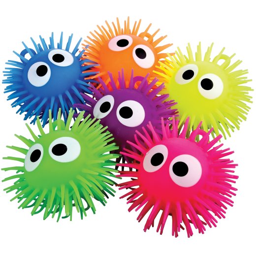 Flashing Puffer W/Eyes