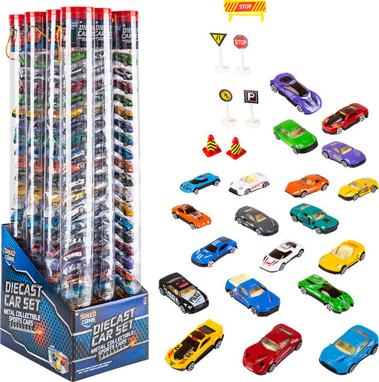 Die Cast Car Tube Set