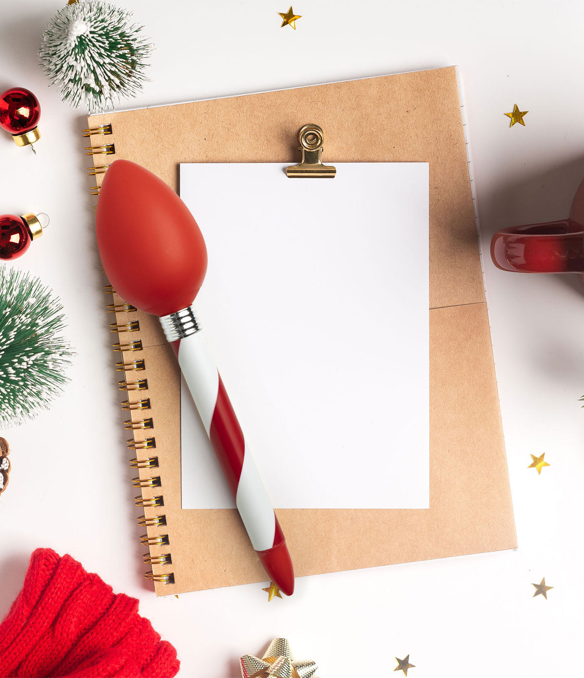 Xmas Jumbo Light Bulb Pen