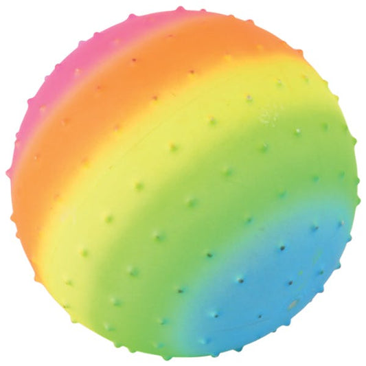 7in Rnbow Knobby Ball
