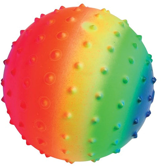 8in Rnbw Knobby Ball